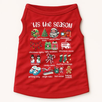 Retro Christmas Tis The Season Doggie Tank