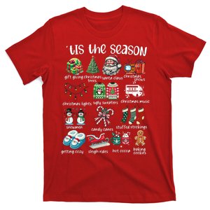 Retro Christmas Tis The Season T-Shirt