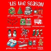 Retro Christmas Tis The Season T-Shirt
