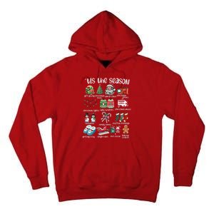 Retro Christmas Tis The Season Tall Hoodie