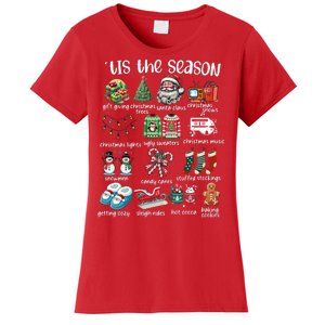 Retro Christmas Tis The Season Women's T-Shirt