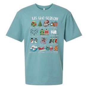 Retro Christmas Tis The Season Sueded Cloud Jersey T-Shirt