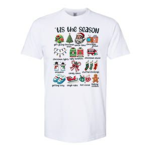 Retro Christmas Tis The Season Softstyle CVC T-Shirt