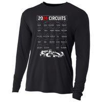 Racing Circuit Track Car Fan Race Lover 2024 Calendar Cooling Performance Long Sleeve Crew