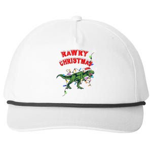 Rawry Christmas Tree Rex Gift Snapback Five-Panel Rope Hat