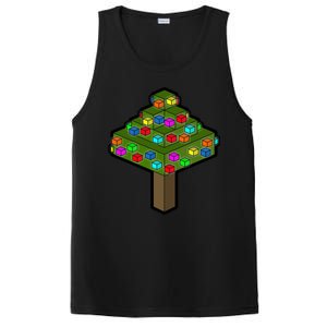 Retro Christmas Tree Blocks Gaming Craft PosiCharge Competitor Tank