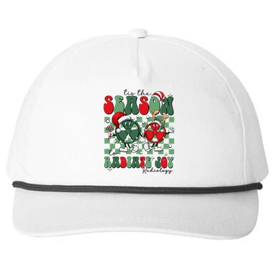 Radiology Christmas Tis The Season To Radiate Joy Xray Tech Snapback Five-Panel Rope Hat