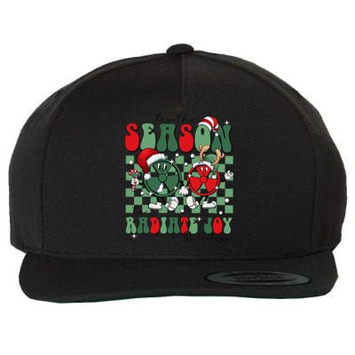 Radiology Christmas Tis The Season To Radiate Joy Xray Tech Wool Snapback Cap