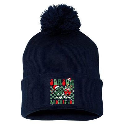 Radiology Christmas Tis The Season To Radiate Joy Xray Tech Pom Pom 12in Knit Beanie