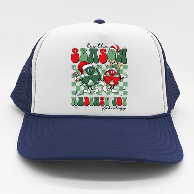 Radiology Christmas Tis The Season To Radiate Joy Xray Tech Trucker Hat