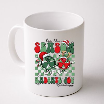 Radiology Christmas Tis The Season To Radiate Joy Xray Tech Coffee Mug