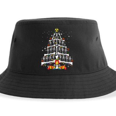 Radiology Christmas Tree Holiday Season Sustainable Bucket Hat