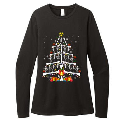 Radiology Christmas Tree Holiday Season Womens CVC Long Sleeve Shirt