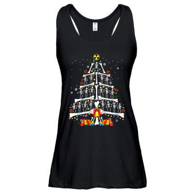 Radiology Christmas Tree Holiday Season Ladies Essential Flowy Tank