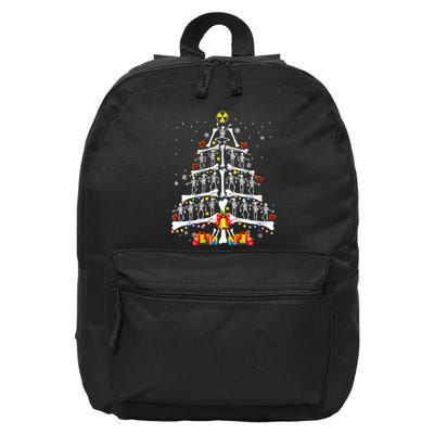 Radiology Christmas Tree Holiday Season 16 in Basic Backpack