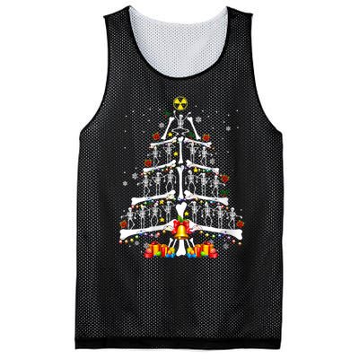 Radiology Christmas Tree Holiday Season Mesh Reversible Basketball Jersey Tank