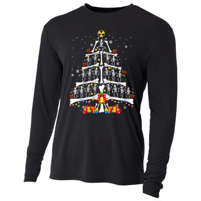 Radiology Christmas Tree Holiday Season Cooling Performance Long Sleeve Crew