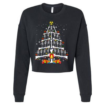 Radiology Christmas Tree Holiday Season Cropped Pullover Crew