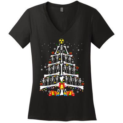 Radiology Christmas Tree Holiday Season Women's V-Neck T-Shirt