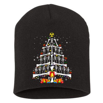 Radiology Christmas Tree Holiday Season Short Acrylic Beanie