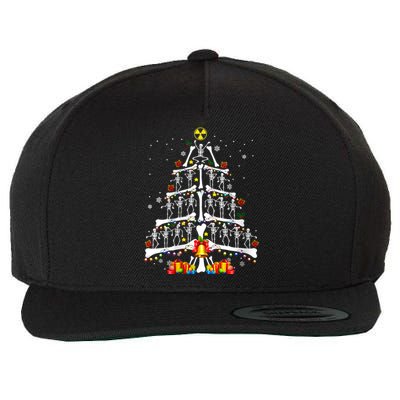 Radiology Christmas Tree Holiday Season Wool Snapback Cap