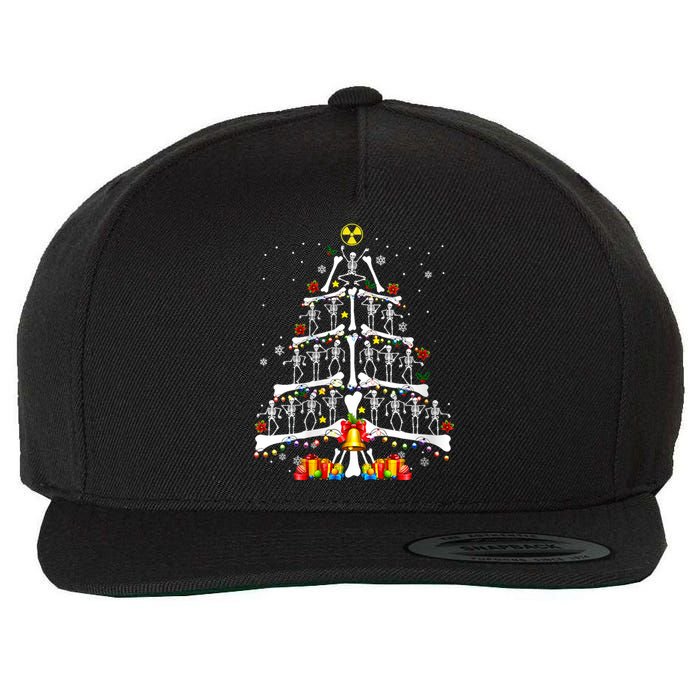 Radiology Christmas Tree Holiday Season Wool Snapback Cap