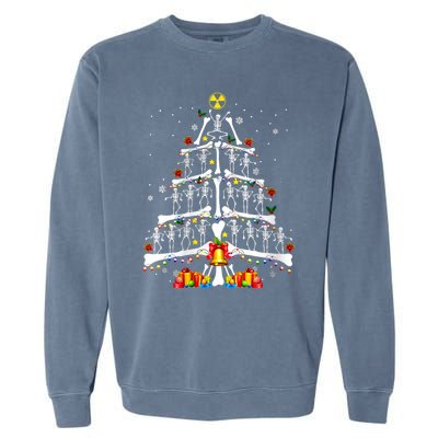 Radiology Christmas Tree Holiday Season Garment-Dyed Sweatshirt