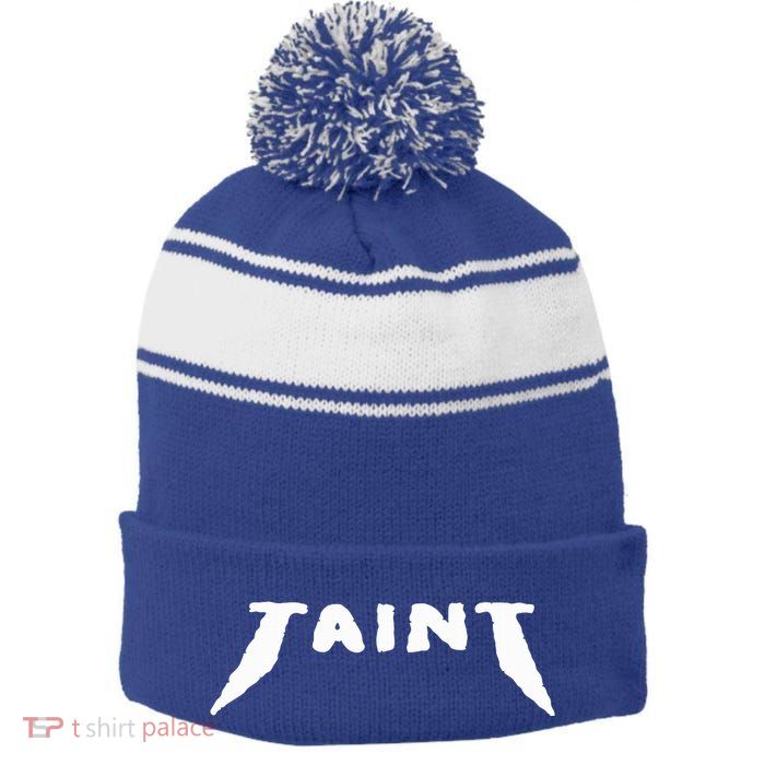 Royal Crackers Taint Stripe Pom Pom Beanie