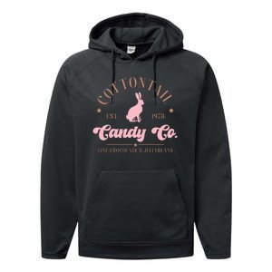 Retro Cotton Tail Est 1978 Candy C.O Performance Fleece Hoodie