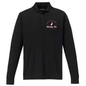 Retro Cotton Tail Est 1978 Candy C.O Performance Long Sleeve Polo