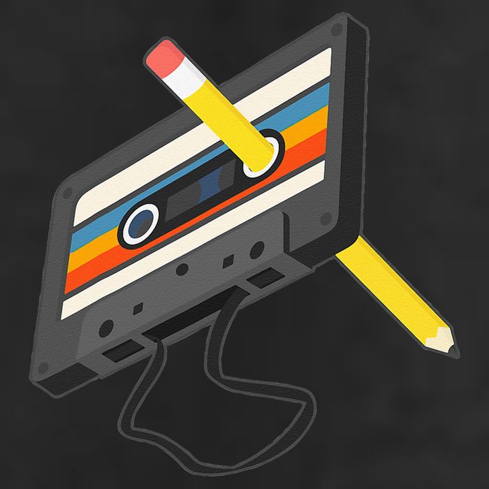 Retro Cassette Tape Pencil 70s 80s 90s Music Mixtape Adult Drive Performance Visor
