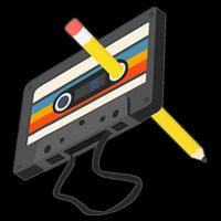Retro Cassette Tape Pencil 70s 80s 90s Music Mixtape Magnet