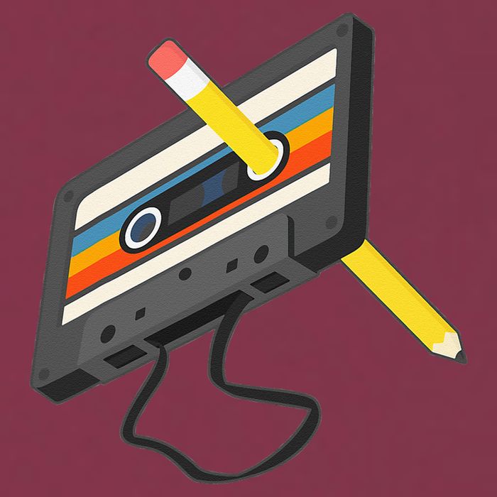 Retro Cassette Tape Pencil 70s 80s 90s Music Mixtape 16oz Travel Tumbler