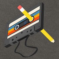 Retro Cassette Tape Pencil 70s 80s 90s Music Mixtape Cotton Canvas Backpack