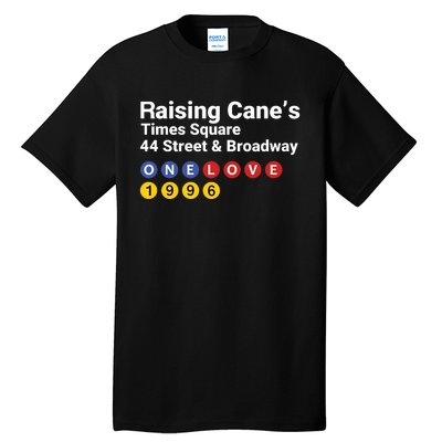 Raising Canes Times Square Fast Food Lover Tall T-Shirt