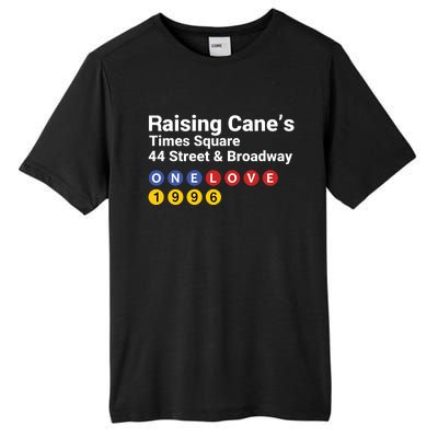 Raising Canes Times Square Fast Food Lover Tall Fusion ChromaSoft Performance T-Shirt