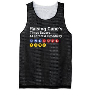 Raising Canes Times Square Fast Food Lover Mesh Reversible Basketball Jersey Tank