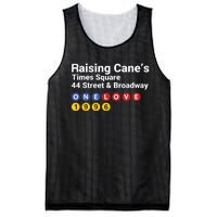 Raising Canes Times Square Fast Food Lover Mesh Reversible Basketball Jersey Tank