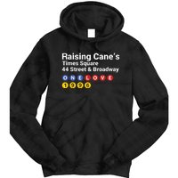 Raising Canes Times Square Fast Food Lover Tie Dye Hoodie