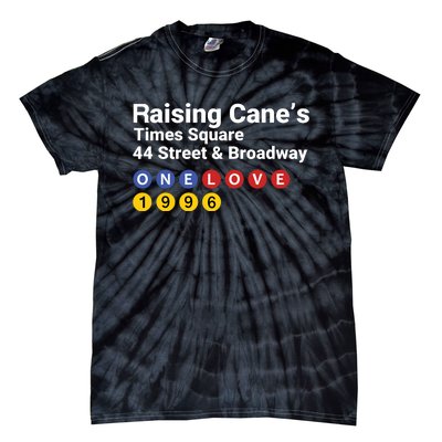 Raising Canes Times Square Fast Food Lover Tie-Dye T-Shirt