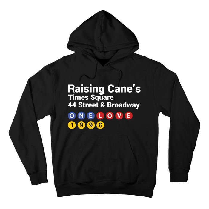 Raising Canes Times Square Fast Food Lover Tall Hoodie