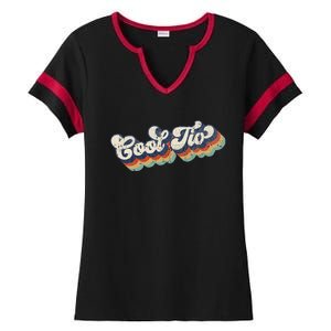 Retro Cool Tio For Spanish Uncle New Uncle Ladies Halftime Notch Neck Tee