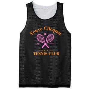 Retro Champagne Tennis Club  Best Gift Costume Halloween Xmas Mesh Reversible Basketball Jersey Tank