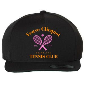 Retro Champagne Tennis Club  Best Gift Costume Halloween Xmas Wool Snapback Cap