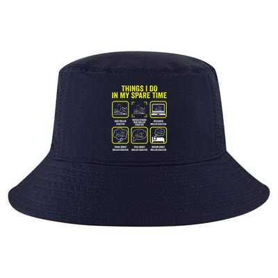 Roller Coaster Things I Do In My Spare Time Rollercoaster Cool Comfort Performance Bucket Hat