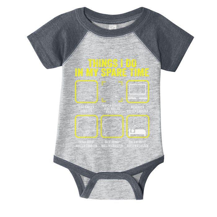 Roller Coaster Things I Do In My Spare Time Rollercoaster Infant Baby Jersey Bodysuit