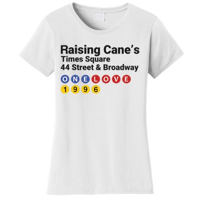 Raising Canes Times Square Fast Food Lover Women's T-Shirt