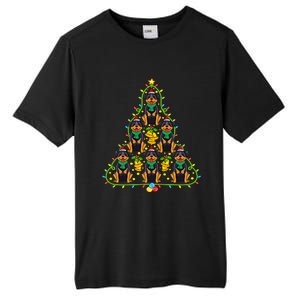 Rottweiler Christmas Tree Gift For Rottweiler Lover Tall Fusion ChromaSoft Performance T-Shirt