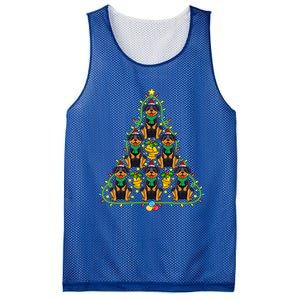 Rottweiler Christmas Tree Gift For Rottweiler Lover Mesh Reversible Basketball Jersey Tank