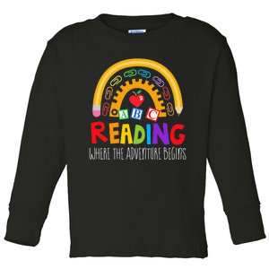 Reading Coach Teacher Interventionist Specialist Literacy Toddler Long Sleeve Shirt